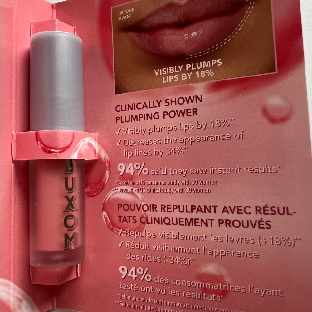 Buxom Plump Shot Sheer Tints in soft flush 1.3 ml / 0.04 fl oz